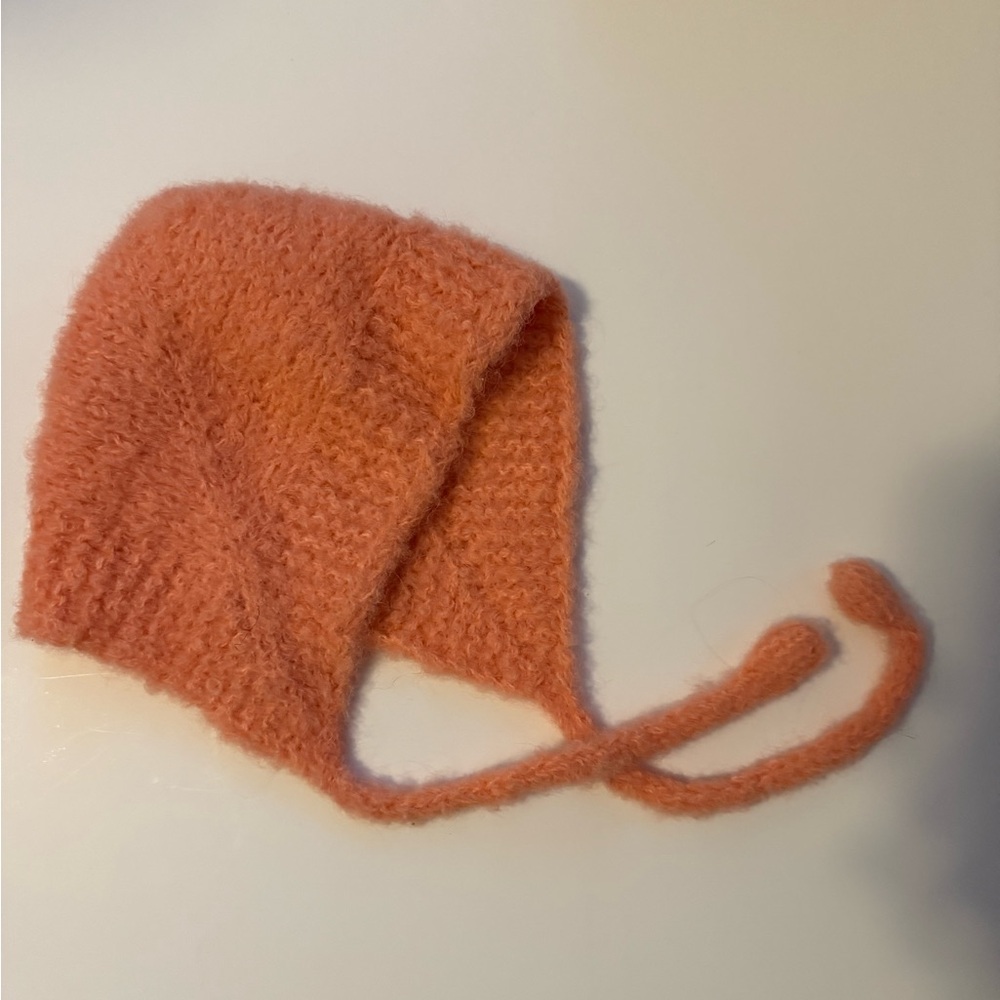 0-6 months misha and puff grapefruit bonnet